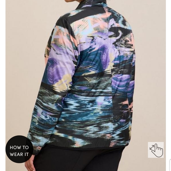 Sz 4 Torrid Happy Camper Active Zip Jacket - Picture 4 of 13